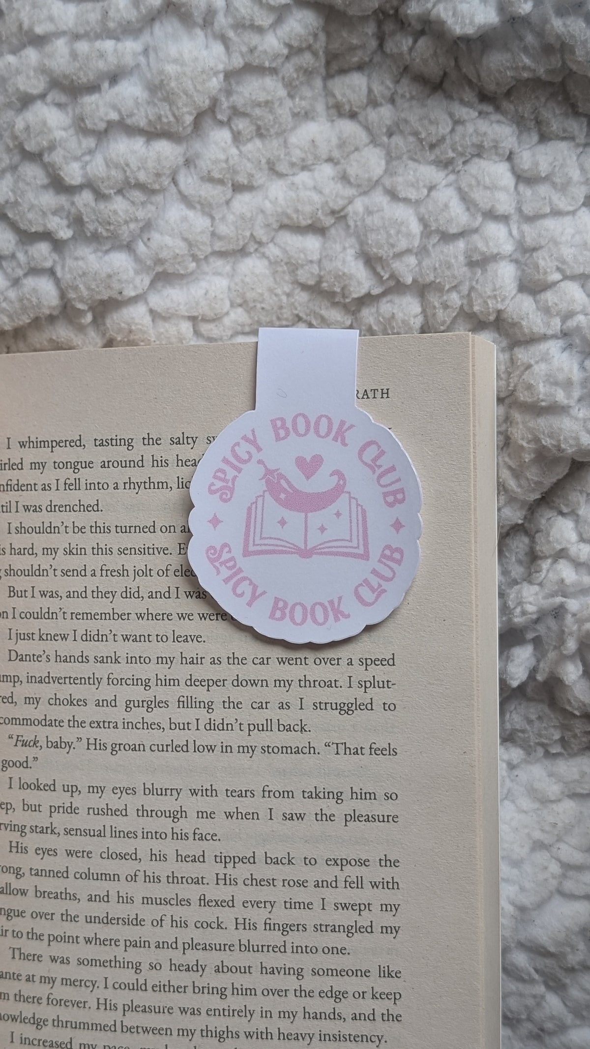 Magnetisk bokmärke - Spicy book club